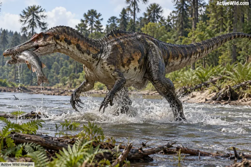 Baryonyx Eating Fish